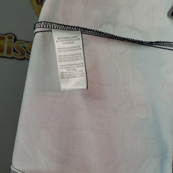 Donna Ricco New York Floral Sleeveless Fit & Flare Dress with Lace Hem Size 12 - Picture 6 of 7